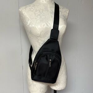 Elegant Black Crossbody Bag